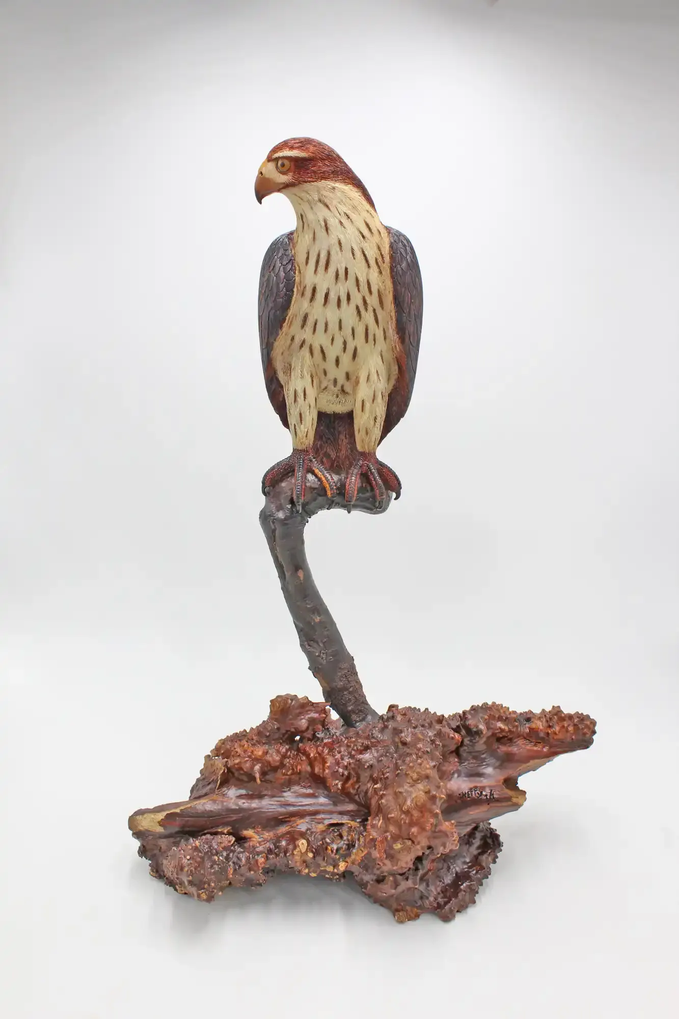 Fleck Chest Eagle woodcarving